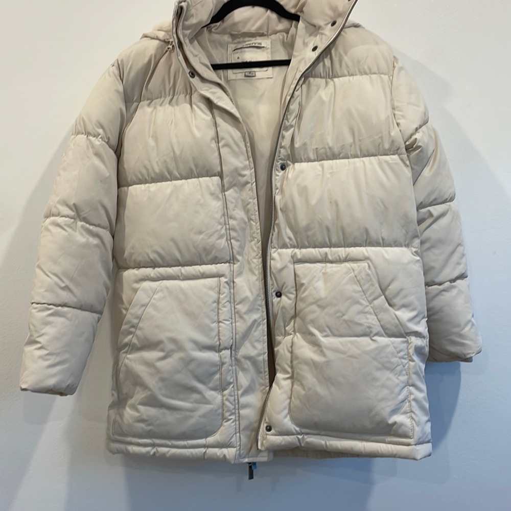 Cream Winter Puffer